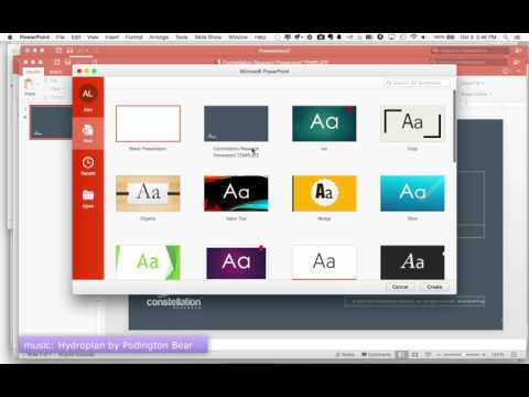 format palette microsoft powerpoint for mac